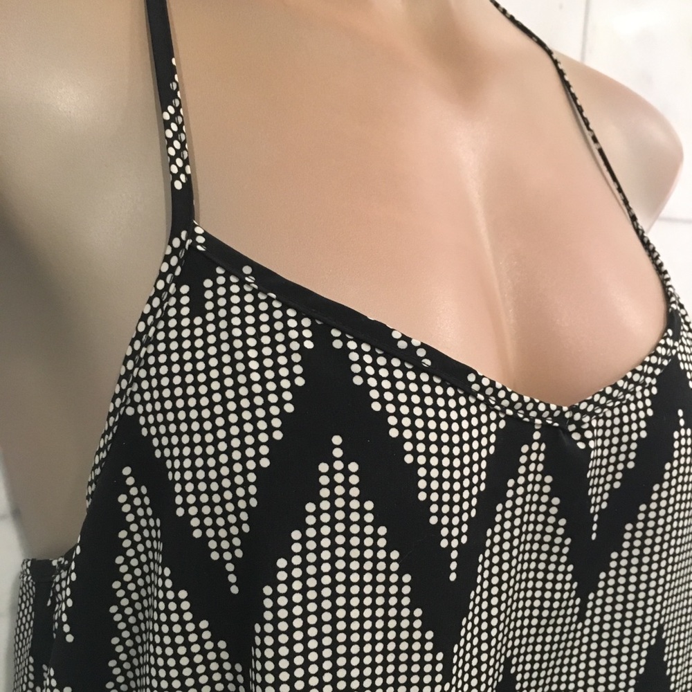 Vintage Y2K Slip Dress Summer T-Back Dots SEXY - Picture 2 of 5
